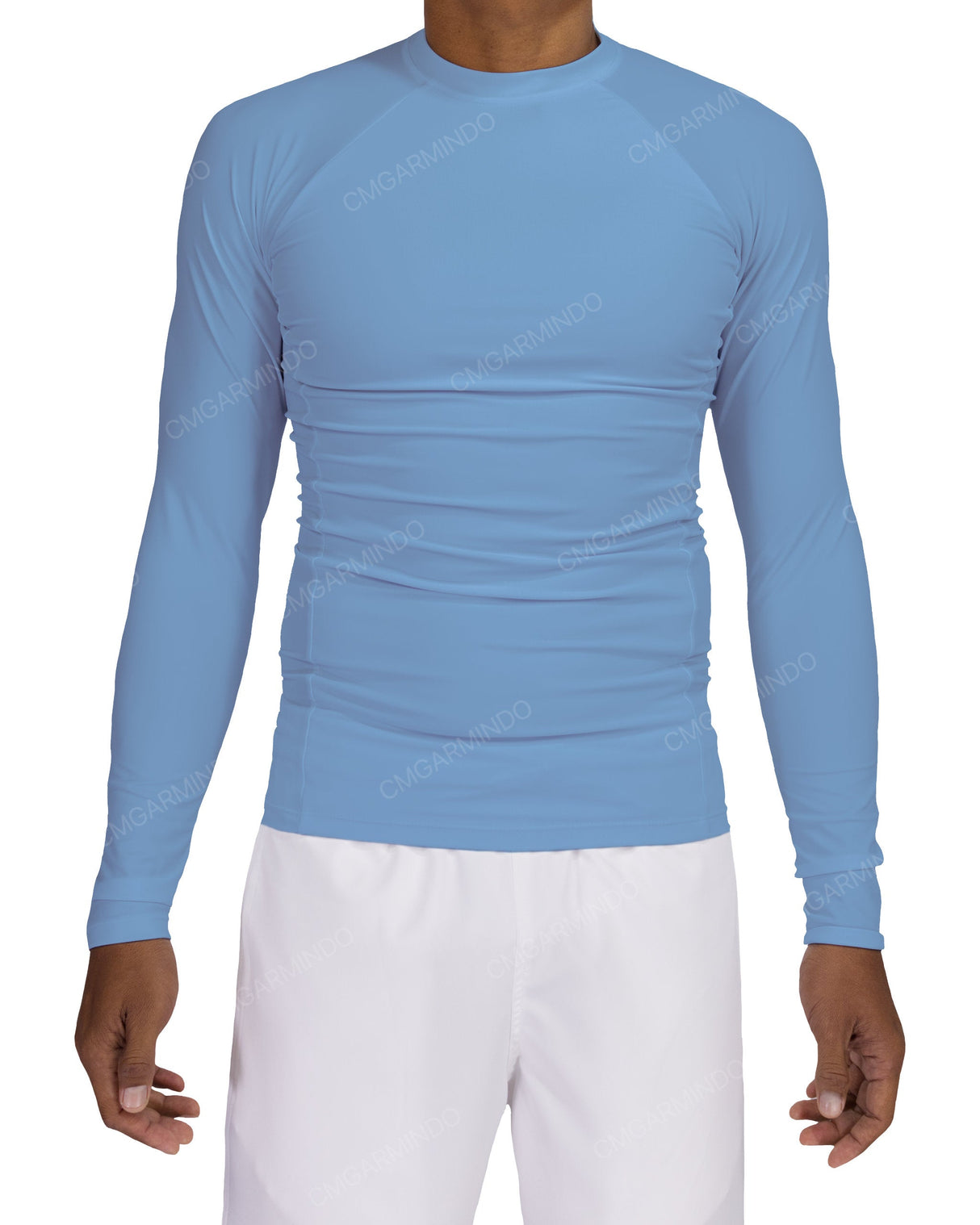 Long Sleeve Raglan Panel Rashguard Top