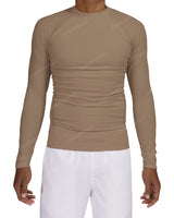Long Sleeve Raglan Panel Rashguard Top