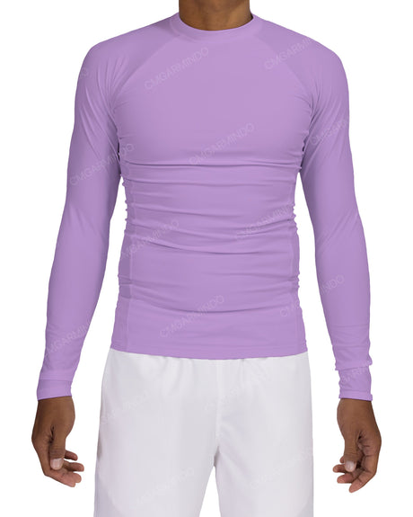 Long Sleeve Raglan Panel Rashguard Top