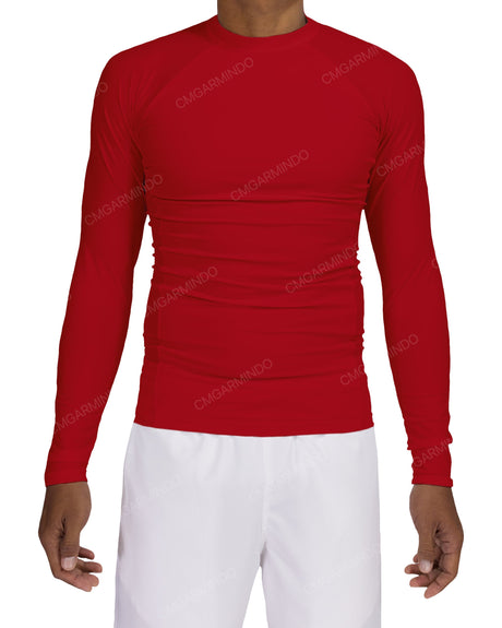 Long Sleeve Raglan Panel Rashguard Top
