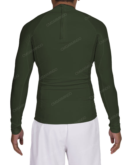 Long Sleeve Raglan Panel Rashguard Top