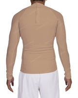 Long Sleeve Raglan Panel Rashguard Top