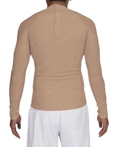 Long Sleeve Raglan Panel Rashguard Top