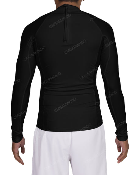 Long Sleeve Raglan Panel Rashguard Top