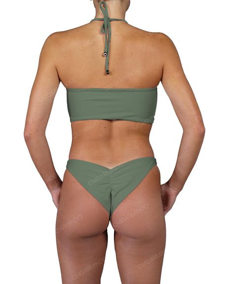Scrunched Back Low Front Bottom