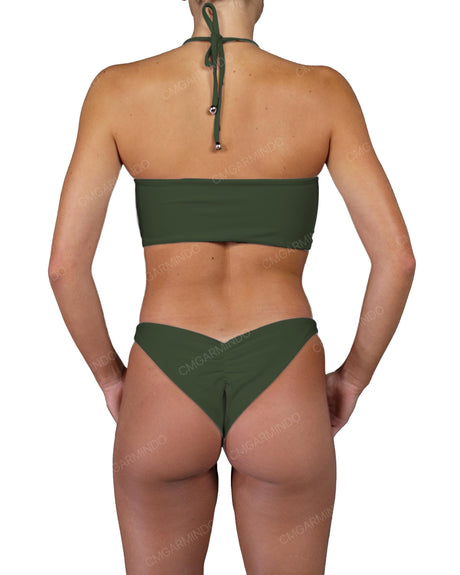 Scrunched Back Low Front Bottom