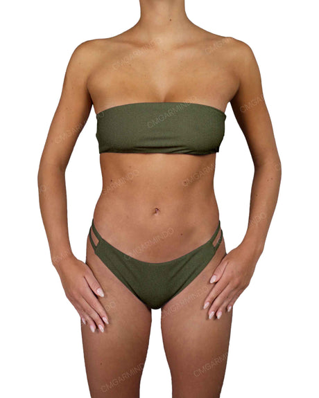 Double Side Strap Low Waist Bottom