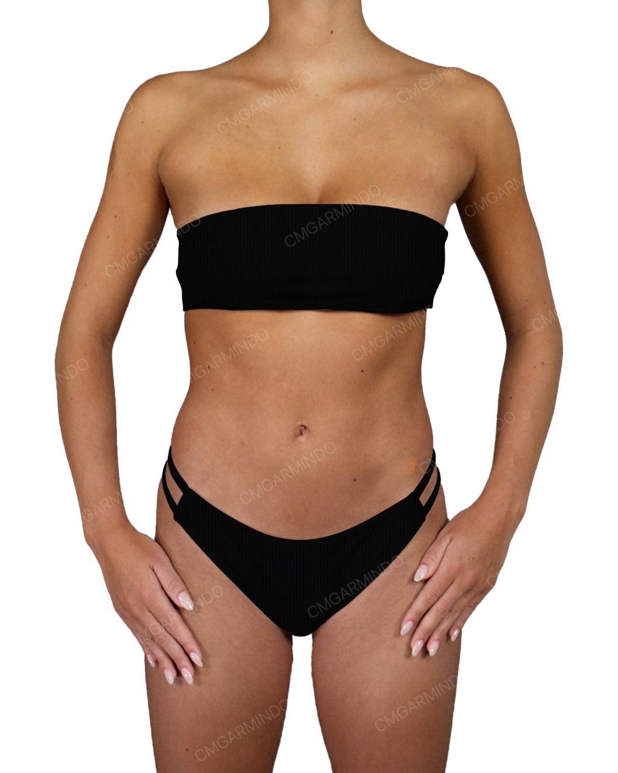 Double Side Strap Low Waist Bottom