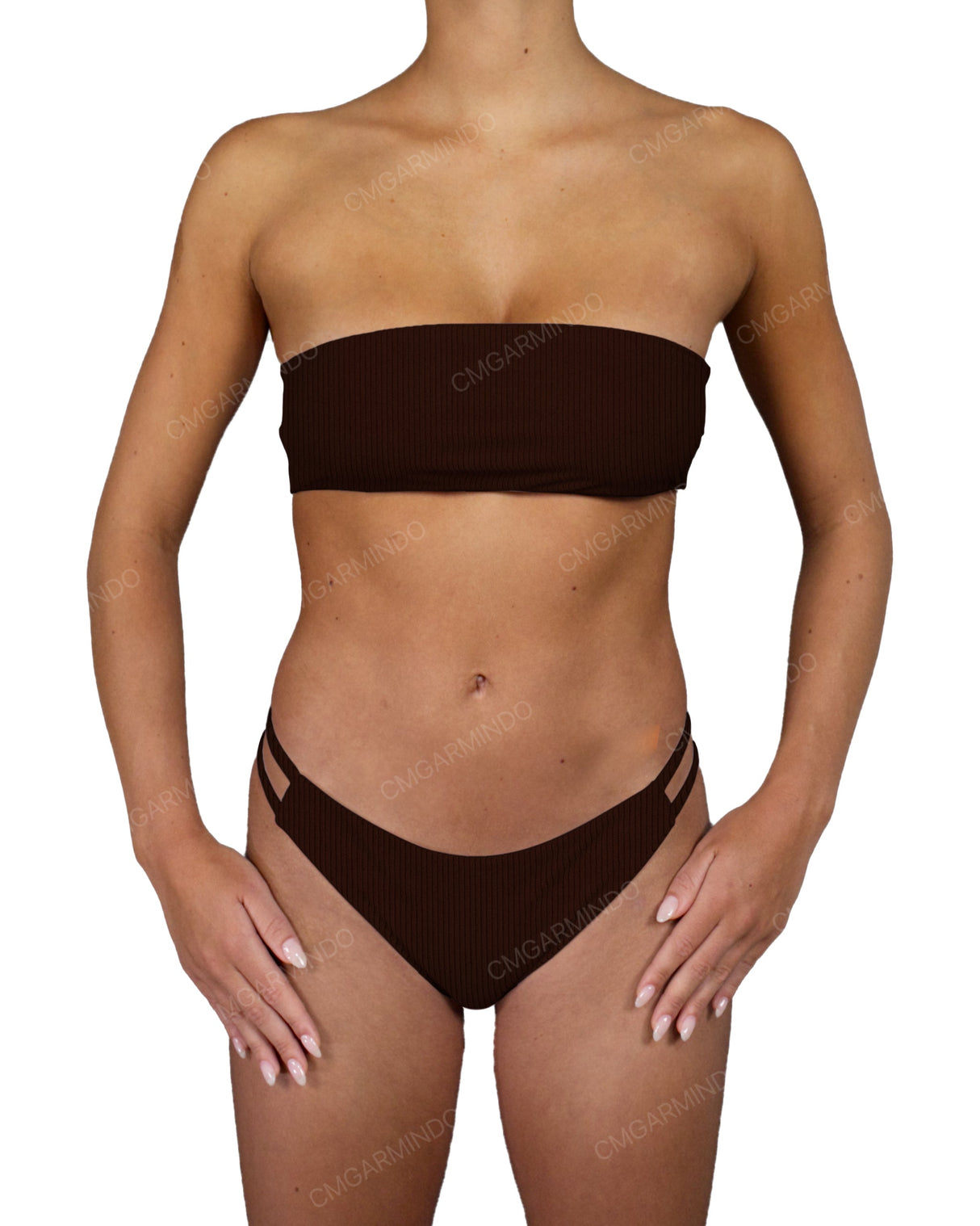 Double Side Strap Low Waist Bottom