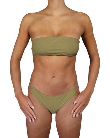Double Side Strap Low Waist Bottom