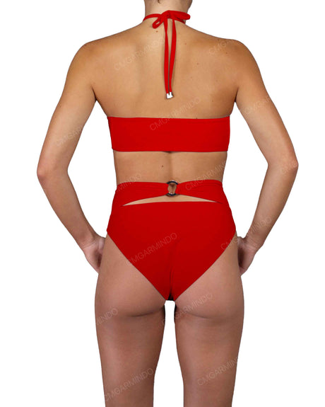 Back Ring High Waist Bottom