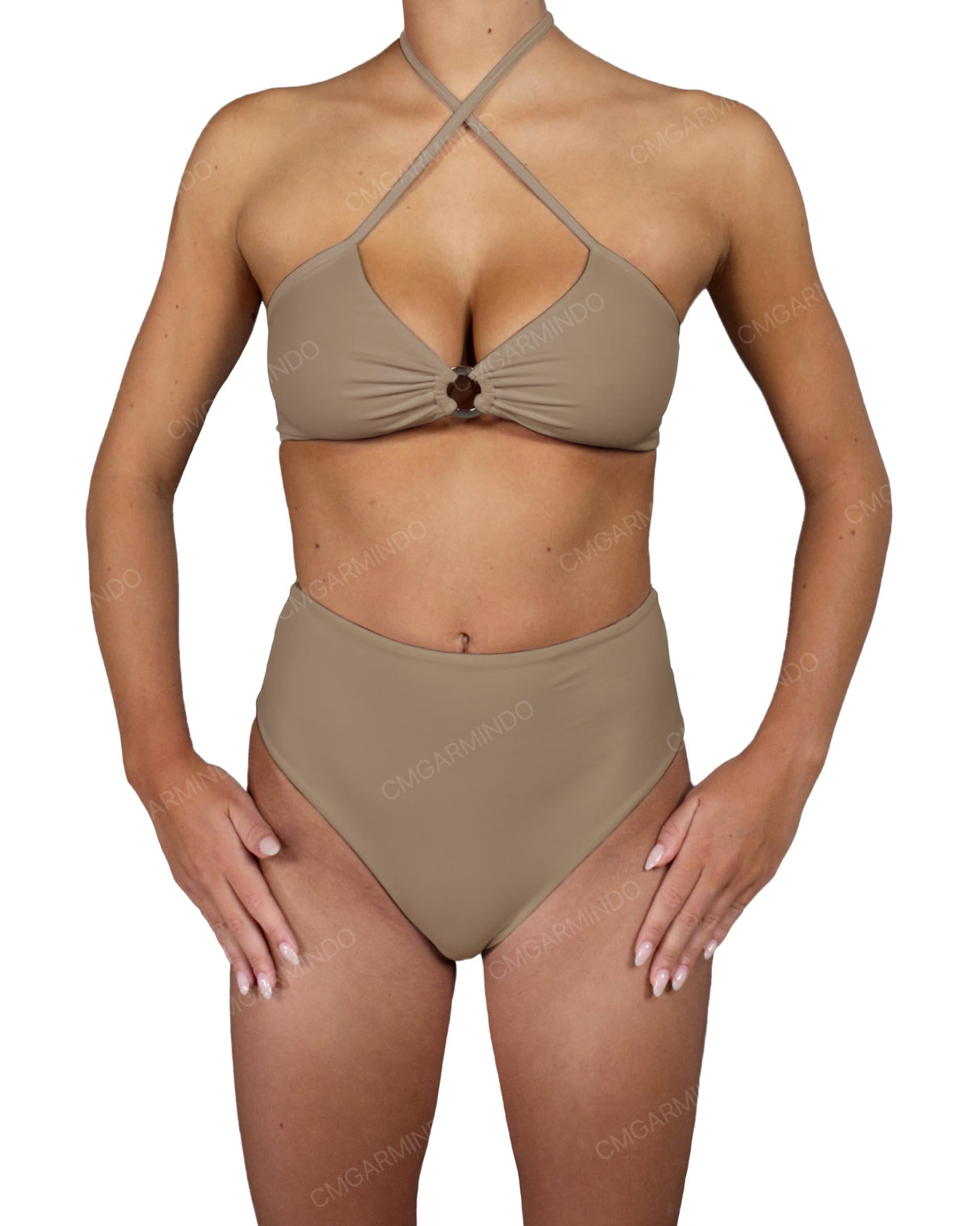 Back Ring High Waist Bottom