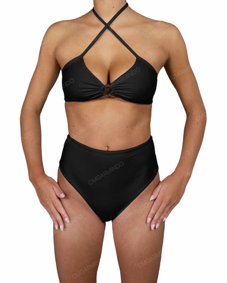 Back Ring High Waist Bottom