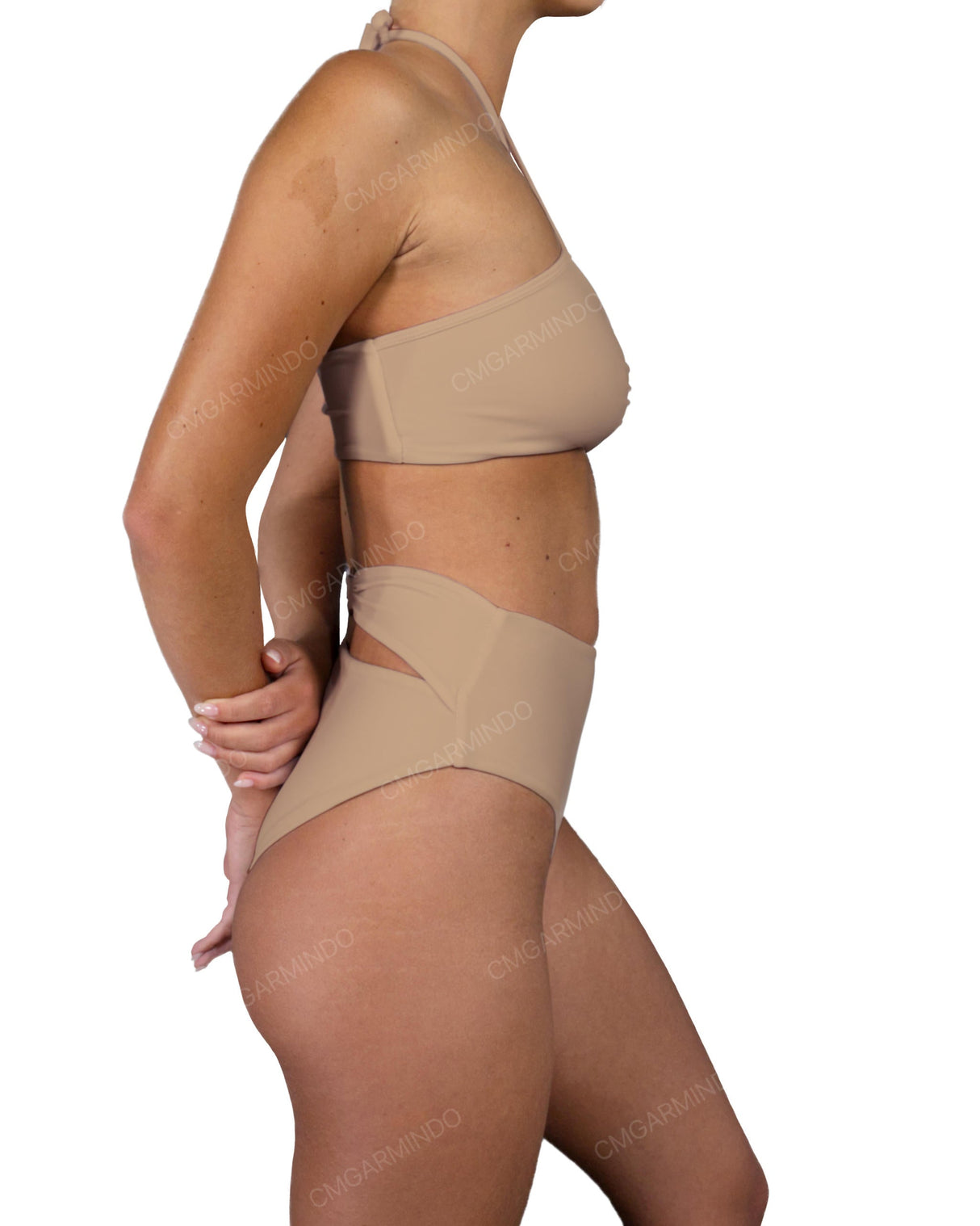 Back Ring High Waist Bottom