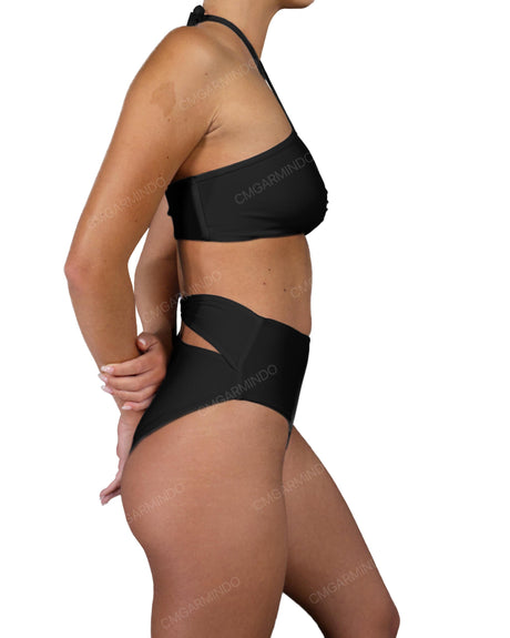 Back Ring High Waist Bottom