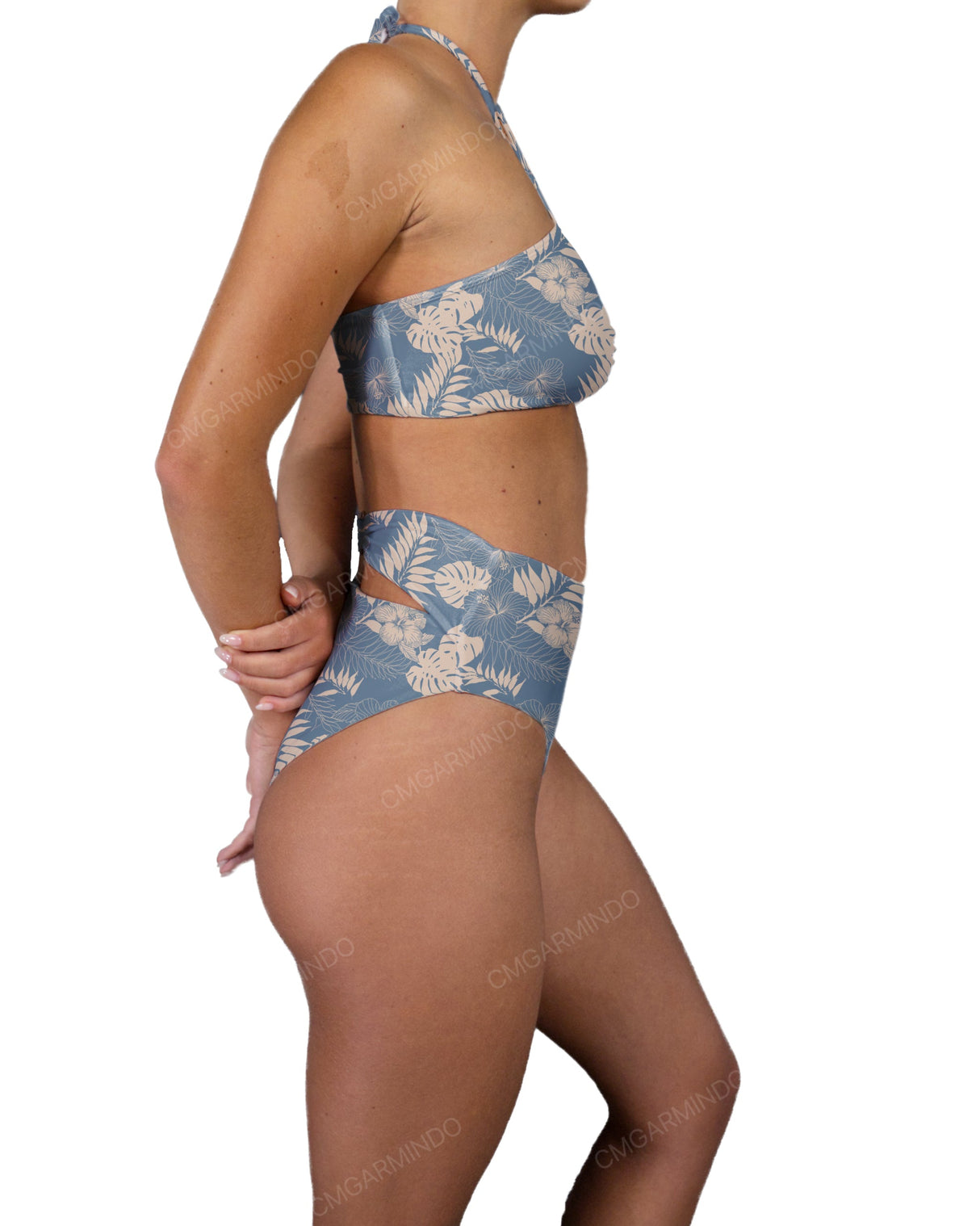 Back Ring High Waist Bottom