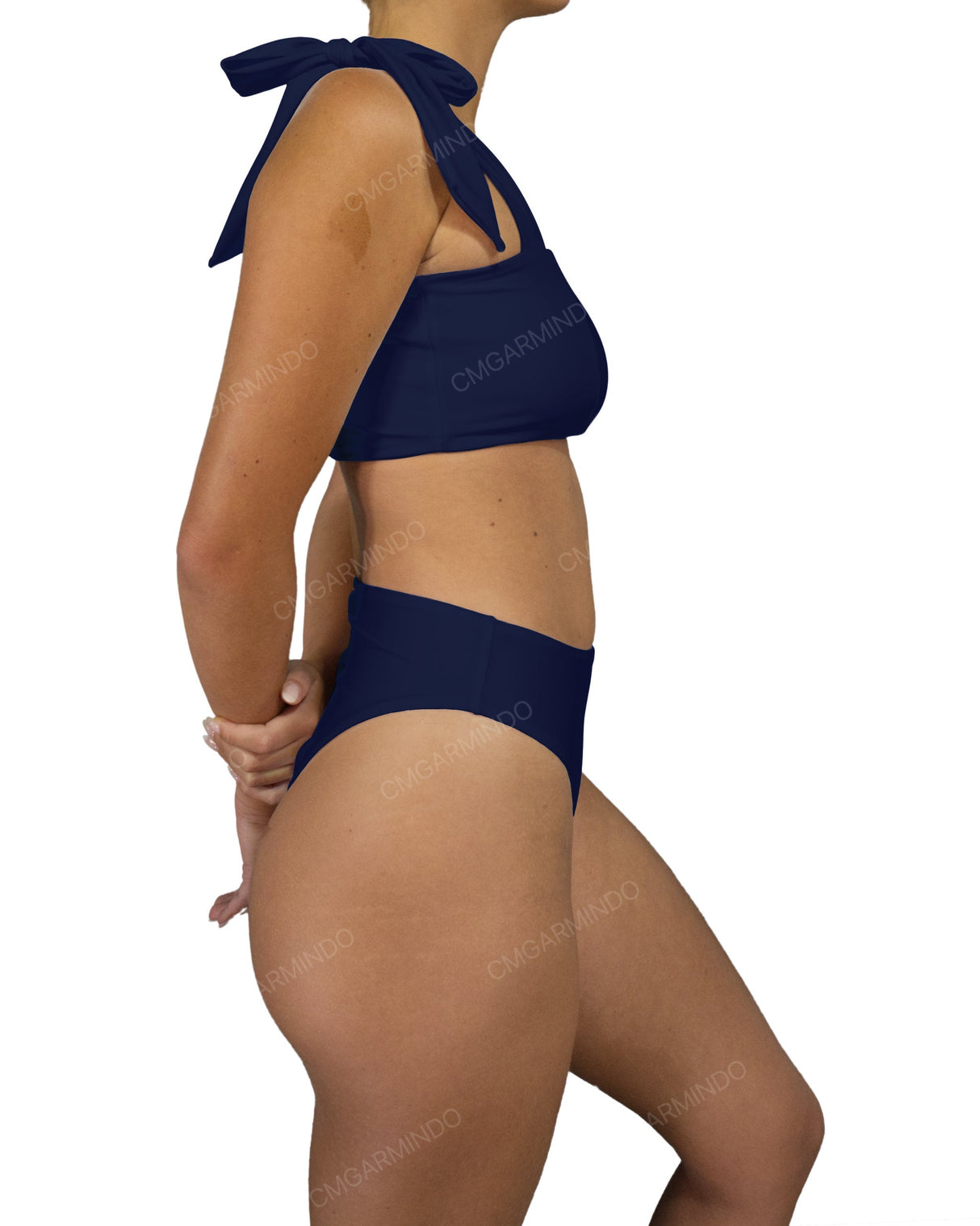 High Waist High Cut Bottom