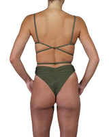 Scrunched Back High Waist Bottom