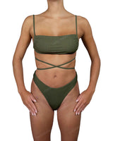 Scrunched Back High Waist Bottom
