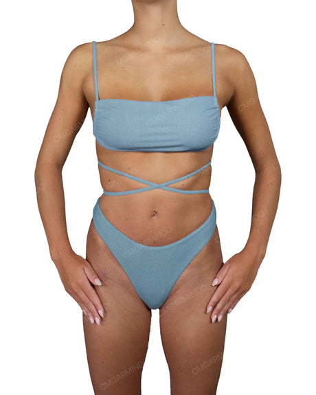 Scrunched Back High Waist Bottom