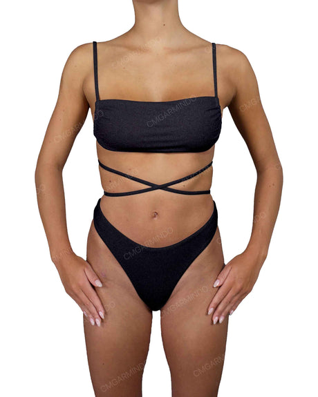 Scrunched Back High Waist Bottom