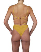 Scrunched Back High Waist Bottom