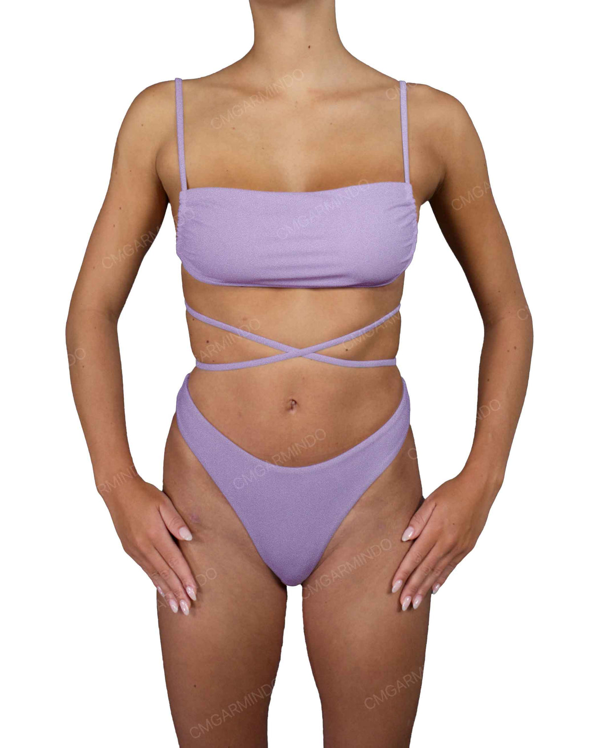 Scrunched Back High Waist Bottom