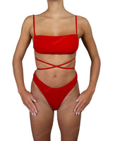 Scrunched Back High Waist Bottom