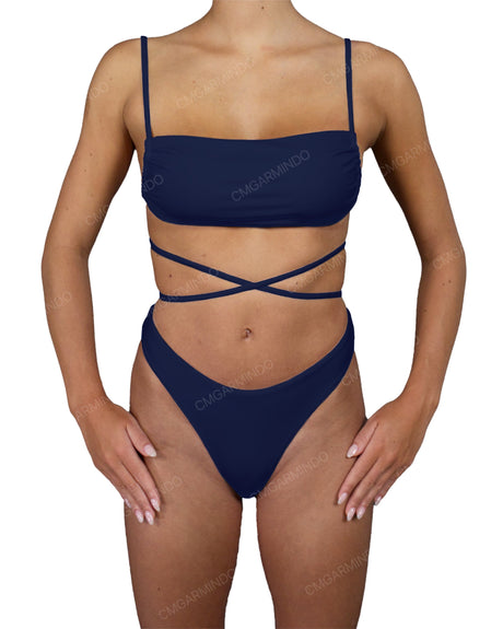 Scrunched Back High Waist Bottom