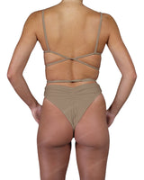Scrunched Back High Waist Bottom