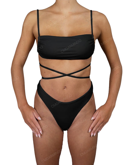 Scrunched Back High Waist Bottom