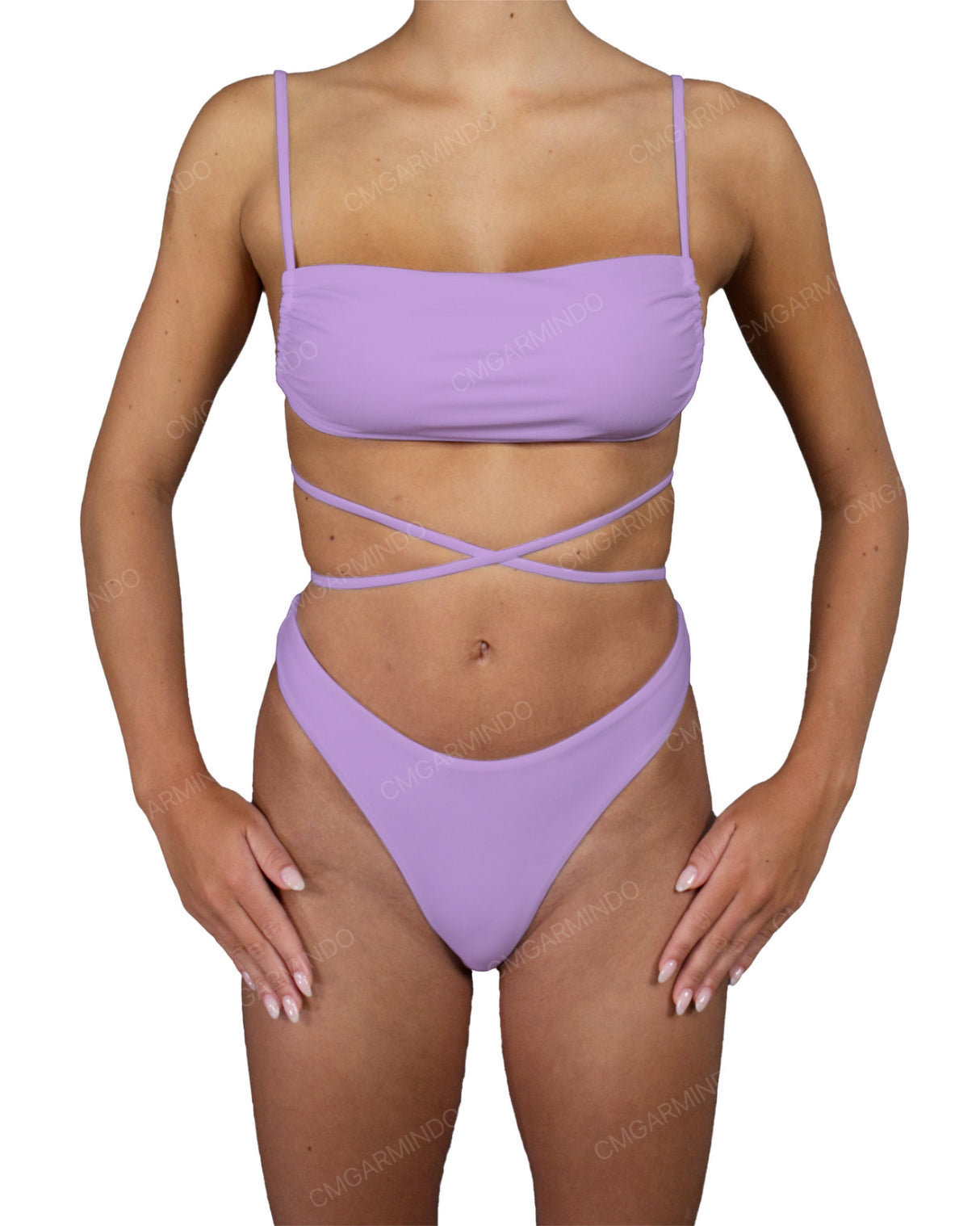Scrunched Back High Waist Bottom