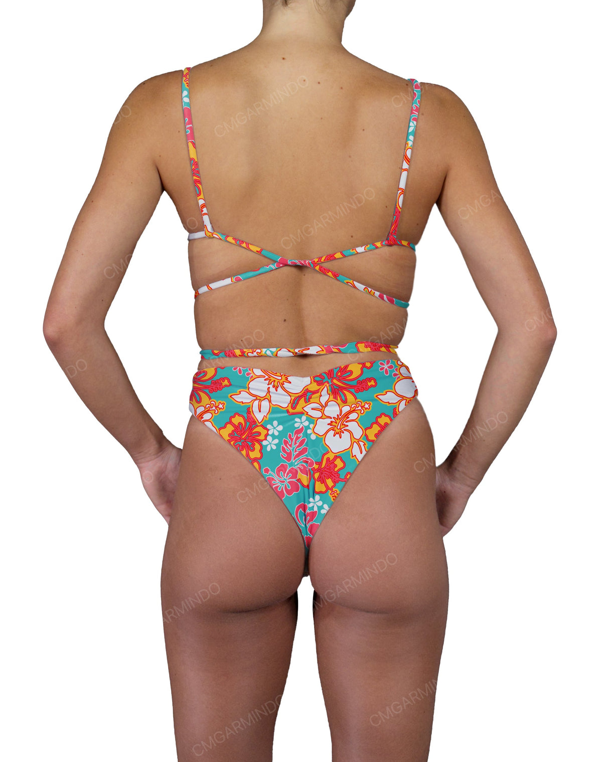Scrunched Back High Waist Bottom