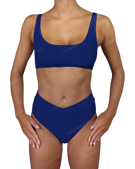 V-Wrap High Waist Bottom