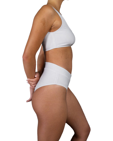 V-Wrap High Waist Bottom