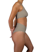 V-Wrap High Waist Bottom