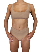 V-Wrap High Waist Bottom
