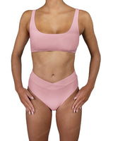 V-Wrap High Waist Bottom