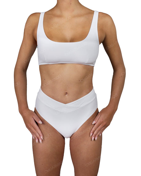 V-Wrap High Waist Bottom