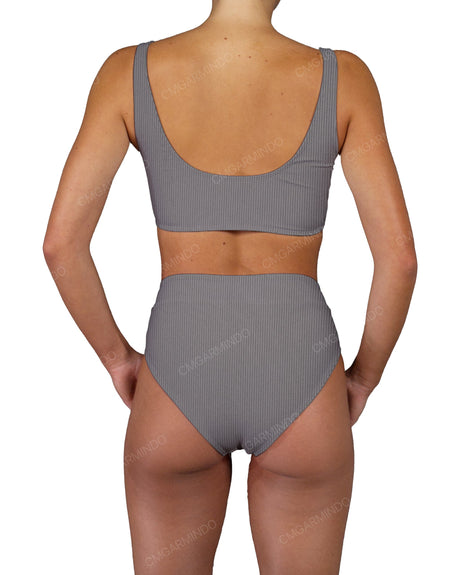 V-Wrap High Waist Bottom
