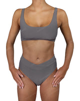 V-Wrap High Waist Bottom