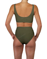 V-Wrap High Waist Bottom