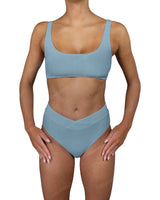V-Wrap High Waist Bottom