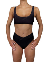 V-Wrap High Waist Bottom