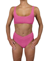 V-Wrap High Waist Bottom