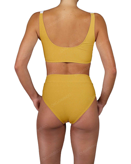 V-Wrap High Waist Bottom