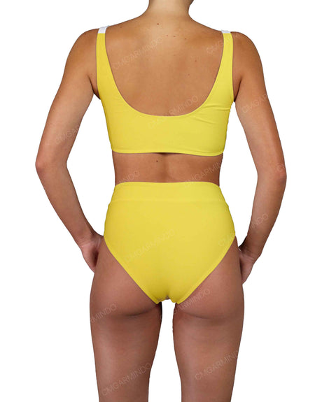 V-Wrap High Waist Bottom