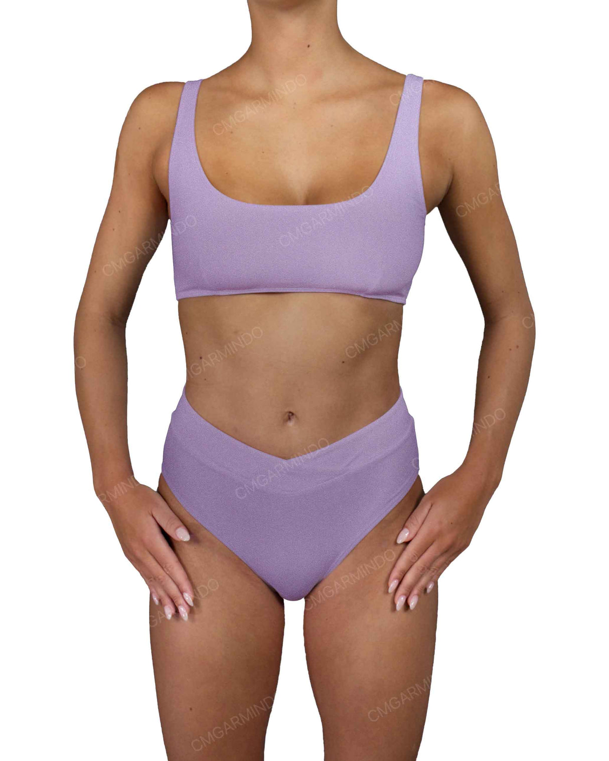 V-Wrap High Waist Bottom
