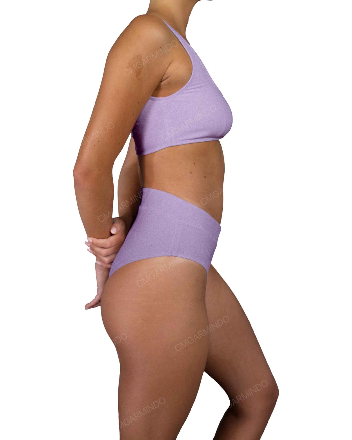 V-Wrap High Waist Bottom