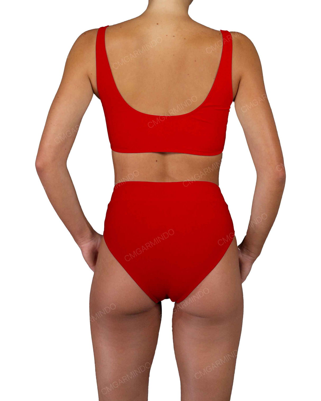 V-Wrap High Waist Bottom